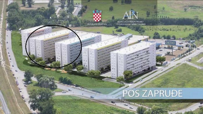 Izgradnja stambeno-poslovne građevine u Zagrebu, lokacija Zapruđe